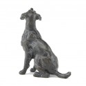 Bronze Dog Sculpture: Sitting Springer Spaniel by Sue Maclaurin
