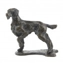 Bronze Dog Sculpture: Standing Springer Spaniel by Sue Maclaurin