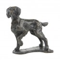 Bronze Dog Sculpture: Standing Springer Spaniel by Sue Maclaurin