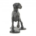 Bronze Dog Sculpture: Standing Springer Spaniel by Sue Maclaurin
