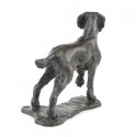 Bronze Dog Sculpture: Standing Springer Spaniel by Sue Maclaurin