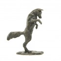 Bronze Fox Sculpture: Pouncing Fox Maquette