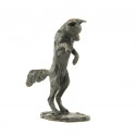 Bronze Fox Sculpture: Pouncing Fox Maquette