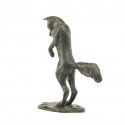 Bronze Fox Sculpture: Pouncing Fox Maquette