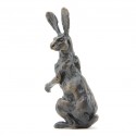 Bronze Hare Sculpture: Alert Hare Maquette by Sue Maclaurin