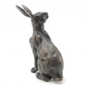 Bronze Hare Sculpture: Listening Hare Maquette by Sue Maclaurin