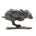 Bronze Hare Sculpture: Racing Hare Maquette by Sue Maclaurin