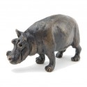 Bronze Hippo Sculpture: Hippopotamus Maquette by Jonathan Sanders