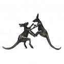 Bronze Kangaroo Sculpture: Boxing Kangaroos by Jonathan Sanders