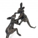 Bronze Kangaroo Sculpture: Boxing Kangaroos by Jonathan Sanders