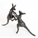 Bronze Kangaroo Sculpture: Boxing Kangaroos by Jonathan Sanders