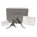 Bronze Kangaroo Sculpture: Boxing Kangaroos by Jonathan Sanders