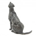 Bronze Dog Sculpture: Sitting Labrador by Sue Maclaurin