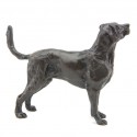 Bronze Dog Sculpture: Standing Labrador by Sue Maclaurin