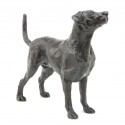 Bronze Dog Sculpture: Standing Labrador by Sue Maclaurin