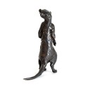 Bronze Meerkat Sculpture: Meerkat Hester by Jonathan Sanders