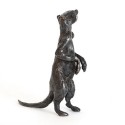 Bronze Meerkat Sculpture: Meerkat Hester by Jonathan Sanders