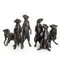 Bronze Meerkat Sculpture: Meerkats by Jonathan Sanders