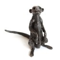 Bronze Meerkat Sculpture: Meerkat Monty by Jonathan Sanders