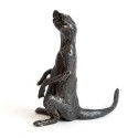 Bronze Meerkat Sculpture: Meerkat Monty by Jonathan Sanders