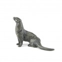 Bronze Otter Sculpture: Otter Maquette by Sue Maclaurin