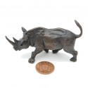 Bronze Rhino Sculpture: Rhinoceros Maquette by Jonathan Sanders