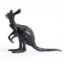 Bronze Kangaroo Sculpture: Seated Kangaroo by Jonathan Sanders