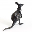 Bronze Kangaroo Sculpture: Seated Kangaroo by Jonathan Sanders