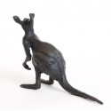 Bronze Kangaroo Sculpture: Seated Kangaroo by Jonathan Sanders
