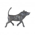 Bronze Warthog Sculpture: Trotting Baby Warthog by Jonathan Sanders