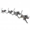 Bronze Warthog Sculpture: Warthog Parade by Jonathan Sanders