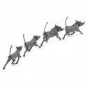 Bronze Warthog Sculpture: Warthog Parade by Jonathan Sanders