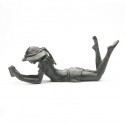 Wedgwood Museum Original Bronze Sculpture: Large Lying Girl by Jonathan Sanders