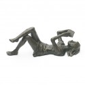 Wedgwood Museum Original Bronze Sculpture: Reading Girl by Jonathan Sanders