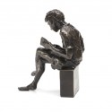 Wedgwood Museum Original Bronze Sculpture: Seated Boy by Jonathan Sanders