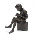 Wedgwood Museum Original Bronze Sculpture: Seated Boy by Jonathan Sanders