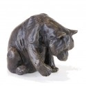 Bronze Panda Sculpture: Panda (Mother) by Sue Maclaurin