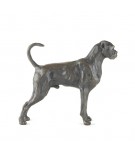Bronze Dog Sculpture: Boxer Dog