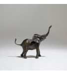 Bronze Elephant Sculpture: Large Baby Elephant by Jonathan Sanders