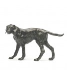 Bronze Hound Sculpture: Standing Hound by Sue Maclaurin