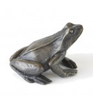 Bronze Frog Sculpture: Common Frog by Jonathan Sanders