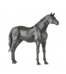 Bronze Horse Sculpture: Ears Pricked (Standing Horse)