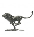 Bronze Lion Sculpture: Running Lion by Jonathan Sanders