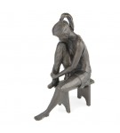 Wedgwood Museum Original Bronze Sculpture: Large Resting Dancer