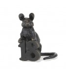 Bronze Mouse Sculpture: Celebration Mouse - 18