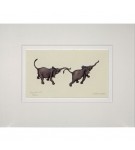 Limited Edition Elephant Print: Follow Me by Jonathan Sanders