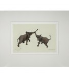 Limited Edition Elephant Print: Tug Of War by Jonathan Sanders