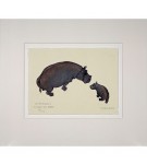 Limited Edition Hippo Print: Study for Hippopotamus by Jonathan Sanders