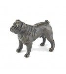 Bronze Dog Sculpture: Bulldog Maquette by Sue Maclaurin