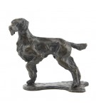 Bronze Dog Sculpture: Standing Springer Spaniel by Sue Maclaurin